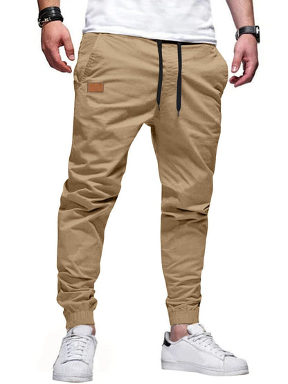 Mens Casual Pants Loose-fitting Straight-leg Trousers Long Pants