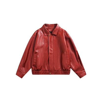 Cool Cropped Leather Jacket
