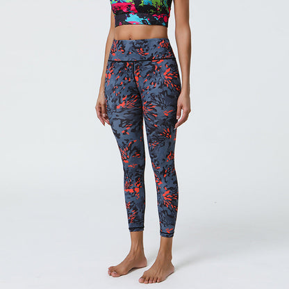 New Womens Printed Yoga Leggings