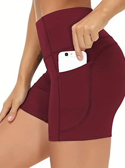 Cross-Border European And American New Popular Yoga Pants High-Waisted Butt-Lifting Leggings Running Sports Outdoor Fitness Shorts For Women