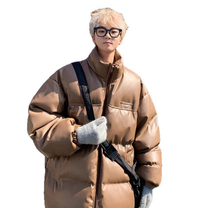 Mens New-Style Thickened Cotton Padded Jacket In American Street Style