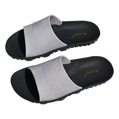 Mens Non-absorbent Rubber-soled Casual Slippers