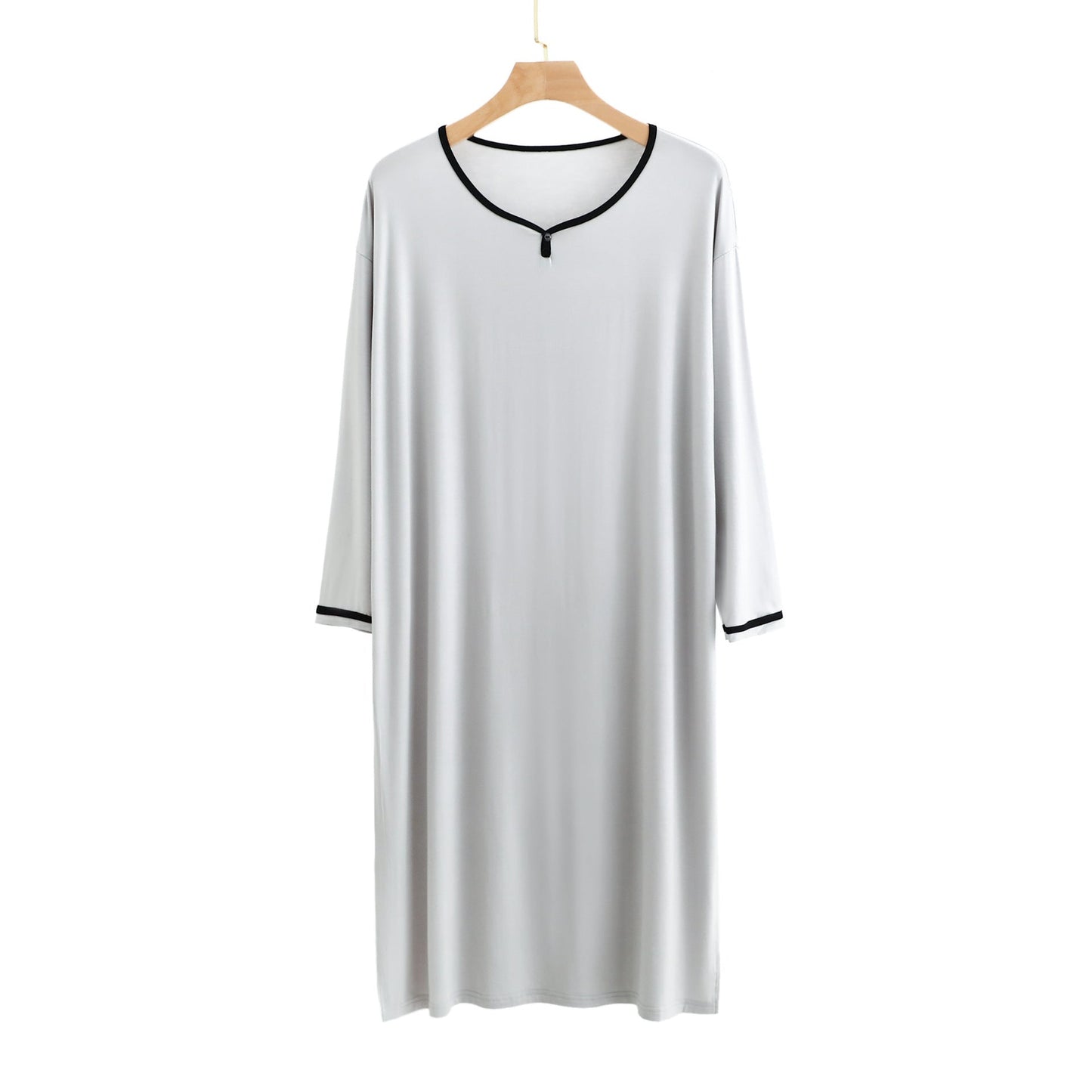 Long Soft Draping Bathrobe Men's Pajamas