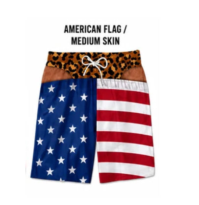 Printed Pattern Men's Casual Shorts