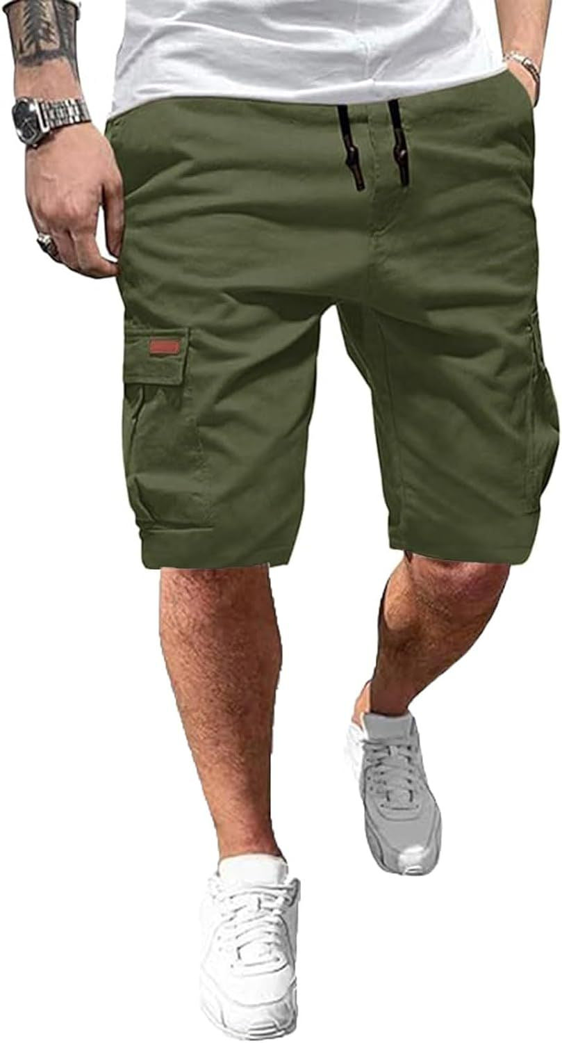 Casual Relaxed-fit Quick-drying Breathable Shorts With Multiple Pockets