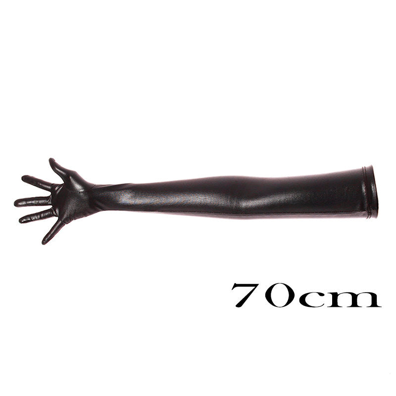 High-gloss Gold Foil Stamping And Elbow-length Costume Gloves