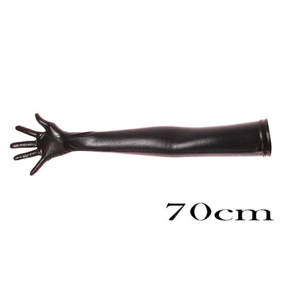 High-gloss Gold Foil Stamping And Elbow-length Costume Gloves
