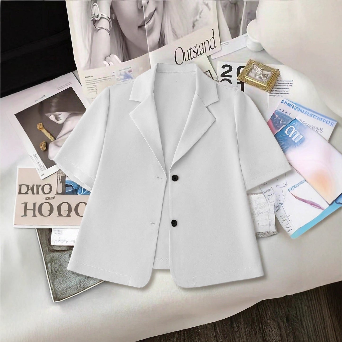 Lightweight Western-style Short Blazer For Women