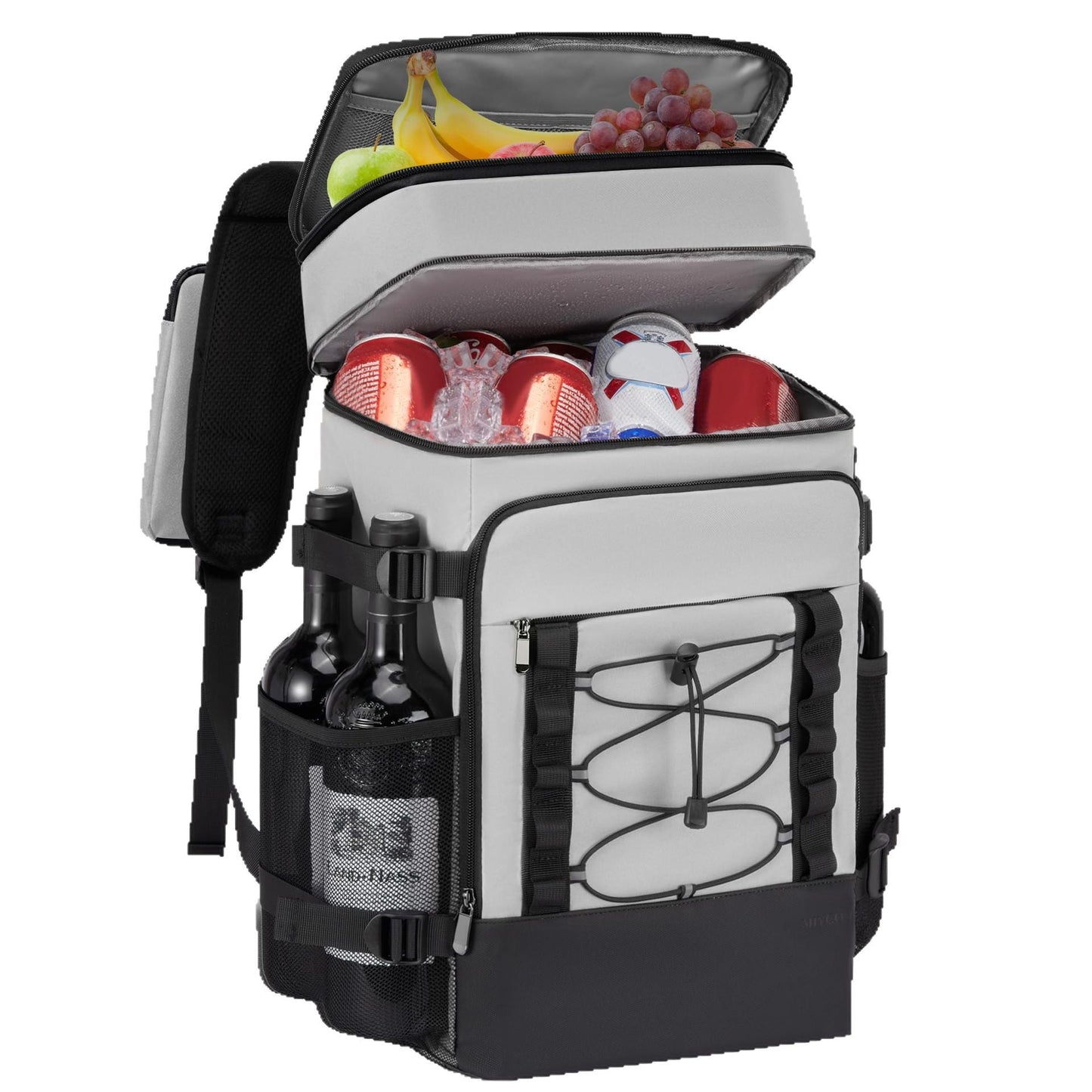 Picnic Backpack Double-Shoulder Insulated Bag Outdoor Cooler Bag