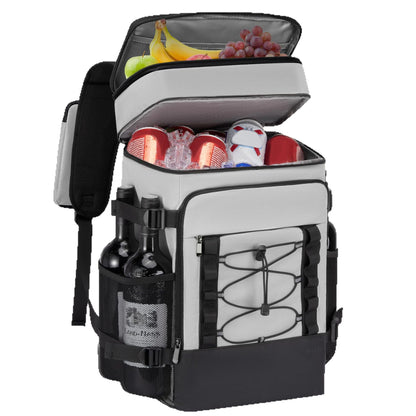 Picnic Backpack Double-Shoulder Insulated Bag Outdoor Cooler Bag