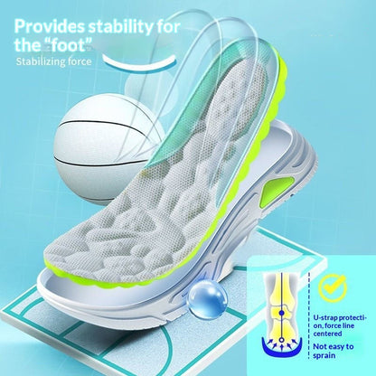 Childrens Breathable Sweat-absorbing Shock-absorbing Insoles
