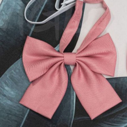 Solid Color Knot Free Student Uniform Tie Pin
