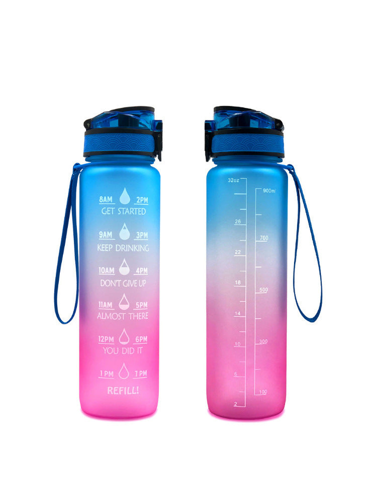 1000ml Transparent Kawaii Water Bottle with Infuser