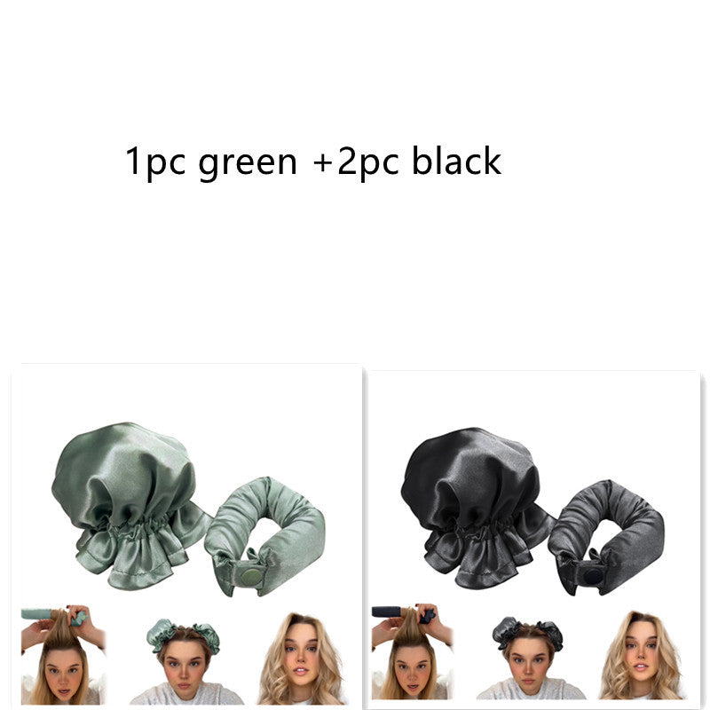 Heatless Cloth-Covered Curling Rod