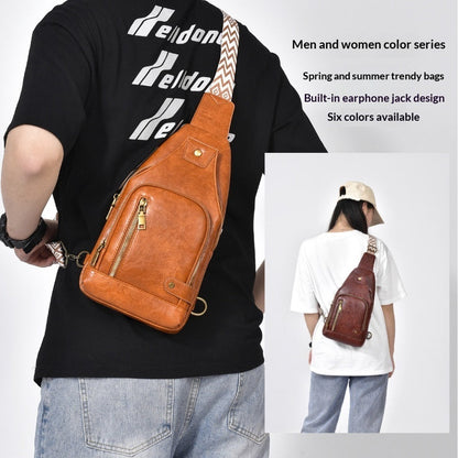 Men's Chest Bag, Men's Versatile Crossbody Bag, Multi-functional
