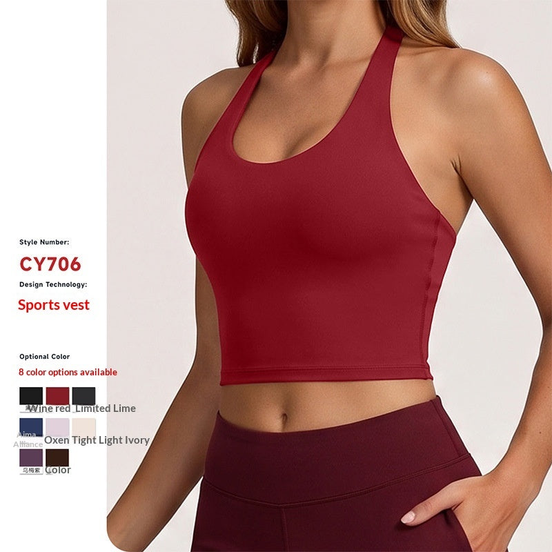 Yoga Tank Top Quick Drying Workout Wear For Outdoor Use