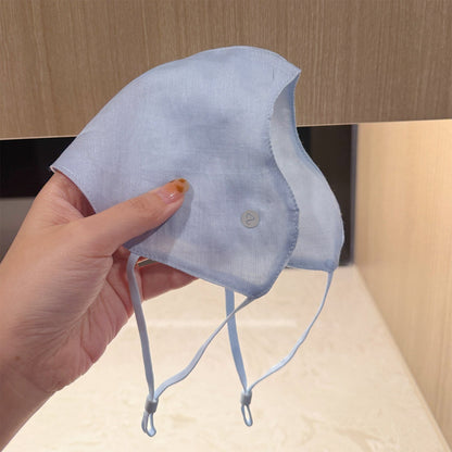 Lightweight Linen Tencel Breathable Sun-Protective Mask