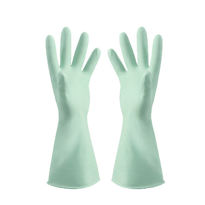 Rubber Waterproof Non-slip And Abrasion-resistant Household Cleaning Gloves