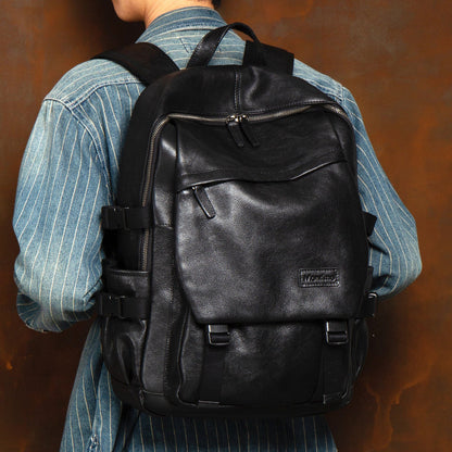 Slow Time Full-Grain Leather Backpack