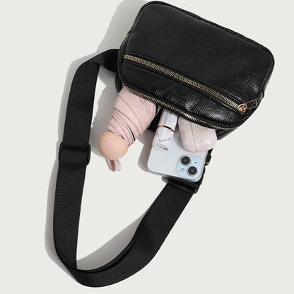 Adjustable Fashionable Solid-color Everyday Waist Bag