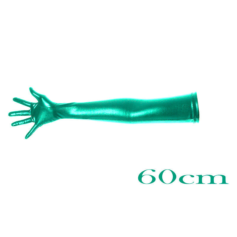 High-gloss Gold Foil Stamping And Elbow-length Costume Gloves