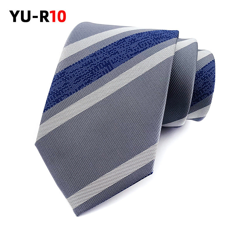 British Gentleman-style Striped Mens Tie For Suiting And Streetwear Coordination
