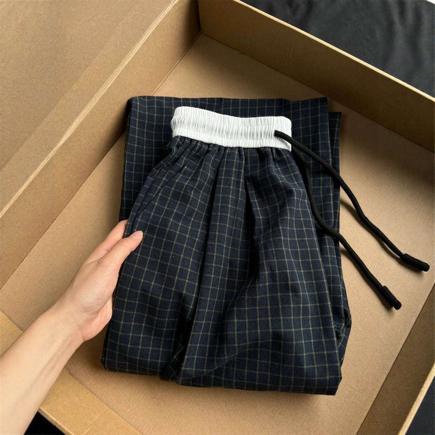 High-waisted, Draping Wide-leg Pants For Women