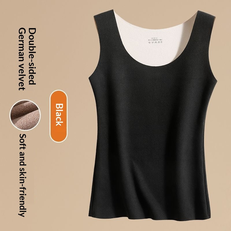 Round Neck Seamless Undershirt For Women