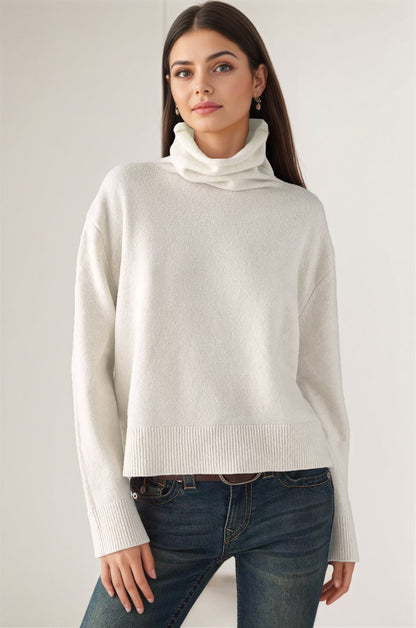 Womens Turtleneck Knitted Bottoming Sweater