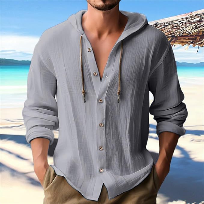 Casual Relaxed-fit Breathable Quick-drying Long-sleeve Shirt