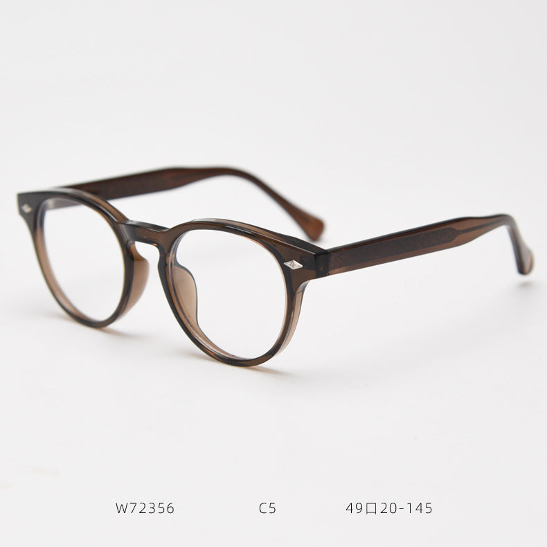 72356 New Stylish Engraved Pin Korean-style Prescription Glasses Frame