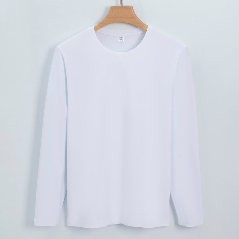 Double-sided Cotton T-shirt Casual Long-sleeve For Young Men