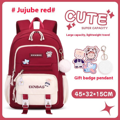 Student Children Schoolbag Girls Waterproof Backpack