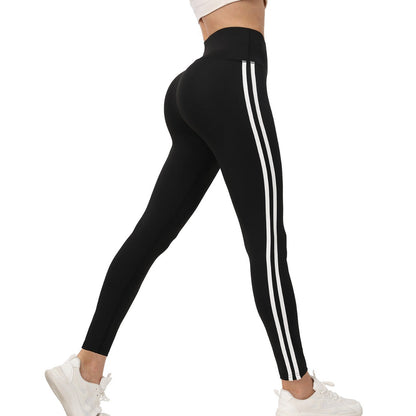 Cross-Border Yoga Pants Hot-Selling Outdoor Sports Fitness Pants Butt-Lifting Casual Running High-Waisted Leggings Women's Export Model