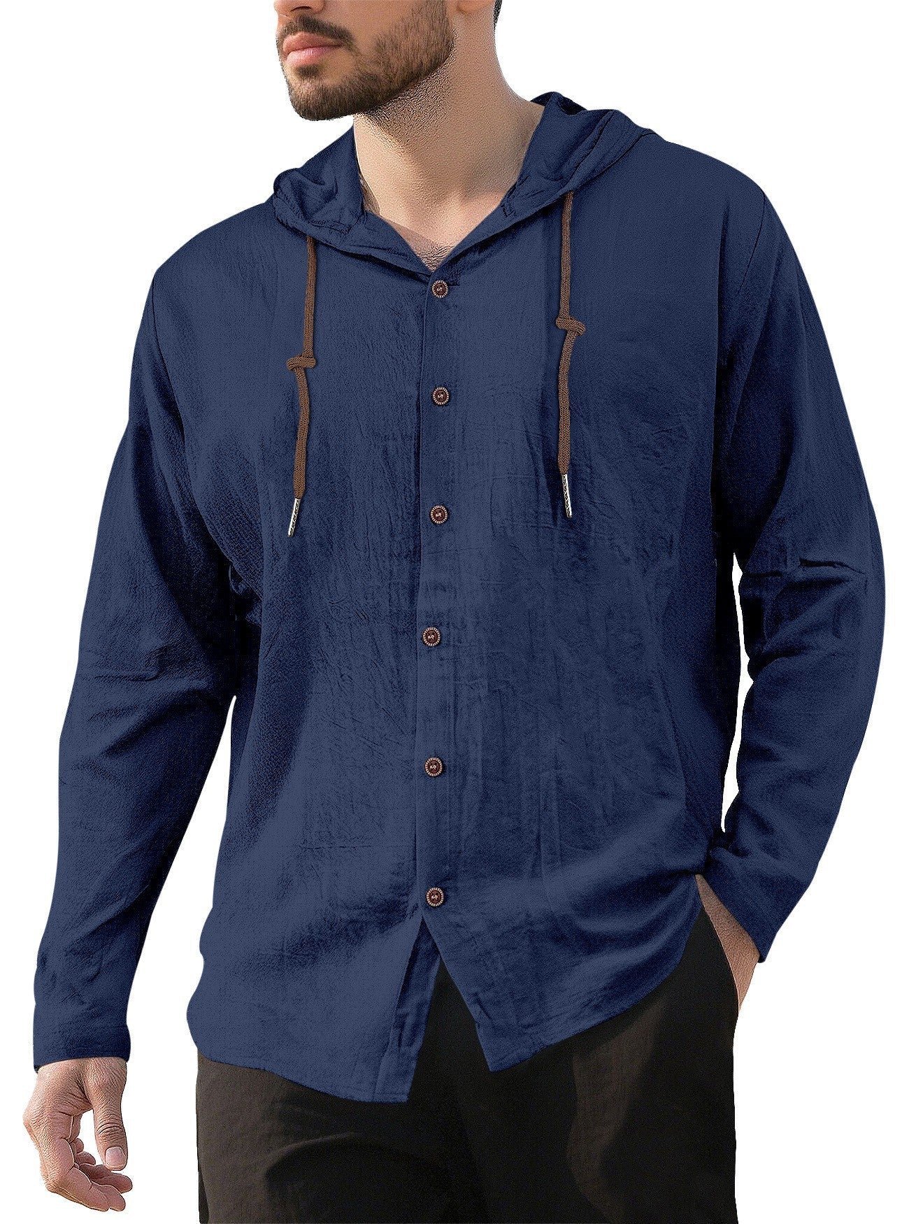Casual Relaxed-fit Breathable Quick-drying Long-sleeve Shirt