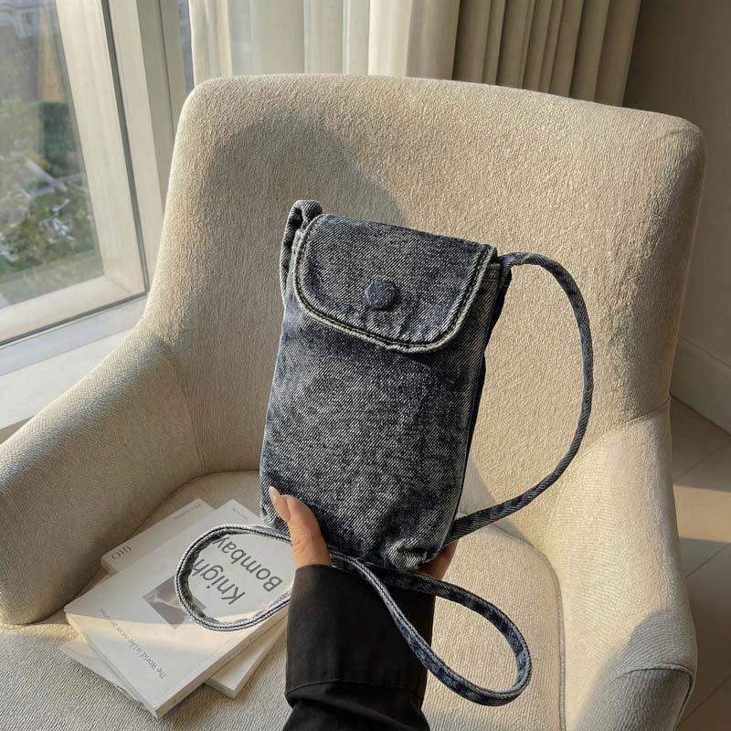 Simple Crossbody Casual Mini Denim Shoulder Bag