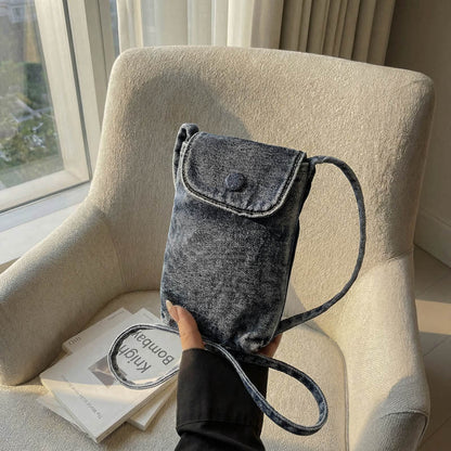 Simple Crossbody Casual Mini Denim Shoulder Bag