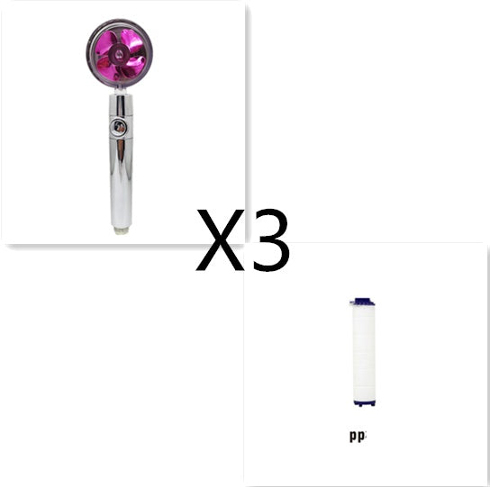 360 Rotating Water Saving Shower Head