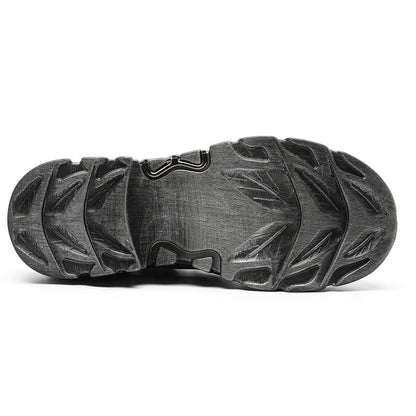 Retro Dark Punk-style Metal Shoes