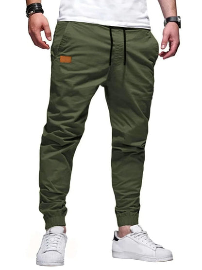 Mens Casual Pants Loose-fitting Straight-leg Trousers Long Pants