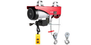 Electric Hoist Winch with Remote Control - Effortless Cable Lifting for Boats, Cars, Scaffolding, and More in Garages and Warehouses