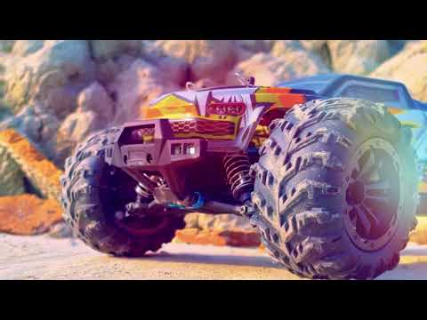 1:16 High-Speed 4WD RC Car with LED Lights - Off-Road Thrills at 70KM/H! Ultimate Remote Control Fun for Kids