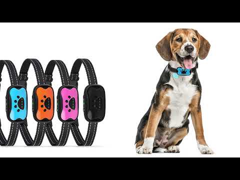 MASBRILL Dog Anti Barking Device Electric Ultrasonic Dogs Training Collar Dog Stop Barking Vibration Anti Bark Collar Large Dog