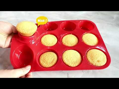 Pastry Silicone Baking Pan - Round and Rectangle Bakery Molds for Pastries, Muffins, and Cakes