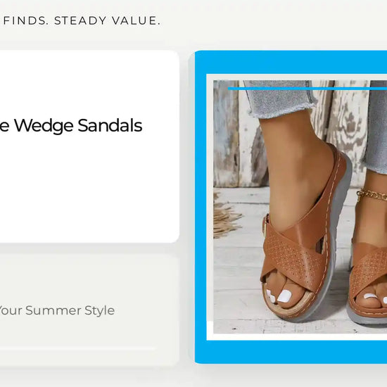 Stylish Buckle Wedge Sandals for Summer by@Outfy