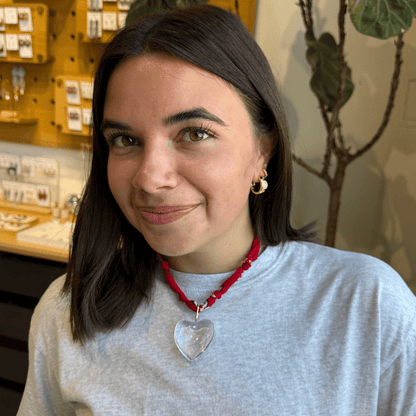 Red Bandana Charm Necklace