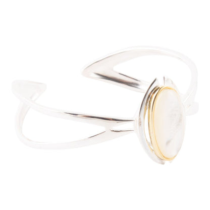 Shine Bright Mother of Pearl Cuff Bracelet