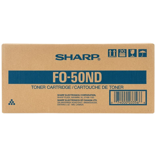 New, Pre-Owned - Sharp F0-50ND Standard Yield Black Toner Cartridge