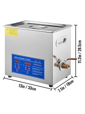 VEVOR Ultrasonic Cleaner: Your Portable Dishwashing Solution – Choose from 1.3L to 30L Home Appliances