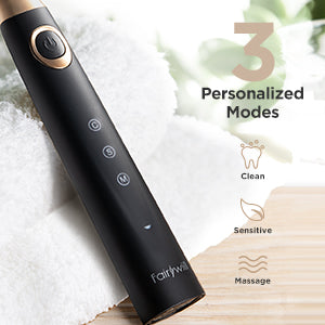 Fairywill FW-508 Sonic Electric Toothbrush Rechargeable Timer Brush 5 Modes Fast Charge Tooth Brush 8 Brush Heads for Adults